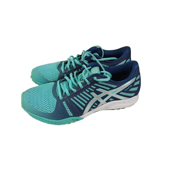 Nice Asics FuzeX Tr Running Athletic Shoes Women's Turquoise Size 6.5 - Picture 1 of 7